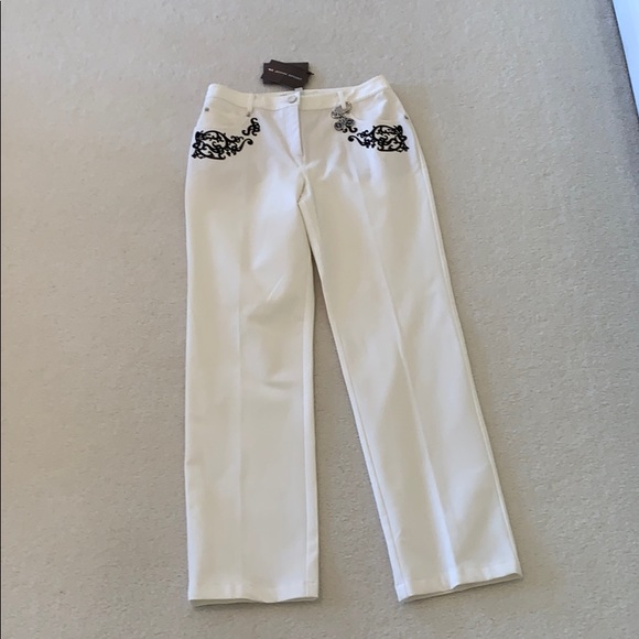 ST JOHN WHITE PANTS - Picture 2 of 8